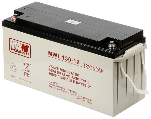 Акумулятор MW Power AGM 12V/150Ah MWL 150-12 посилений